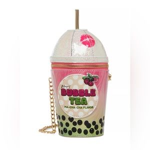 Betsey Johnson Bubble Tea Kitsch Crossbody Bag